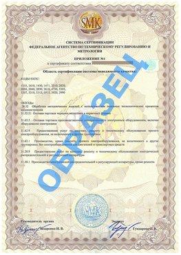 Приложение 1 Калтан Сертификат ГОСТ РВ 0015-002